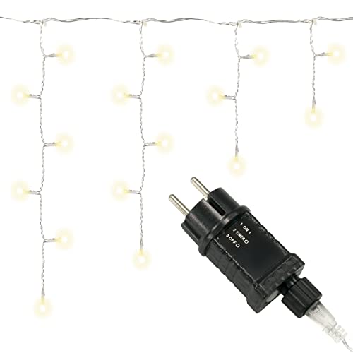 Nipach GmbH Eisregen-Lichterkette 600er LED Leuchtfarbe warm weiß mit Funktionen Trafo Timer Weihnachten für Außen Xmas-Deko Weihnachtsbeleuchtung Nipach GmbH Eisregen-Lichterkette 600er LED Leuchtfarbe warm weiß mit Funktionen Trafo Timer Weihnachten für Außen Xmas-Deko Weihnachtsbeleuchtung von Nipach GmbH