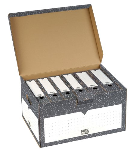 NIPS 152591124 KLAPPDECKEL-CONTAINER, B 55,5 x T 38,0 x H 29,5 cm, 5er Packung, anthrazit/weiß NIPS 152591124 KLAPPDECKEL-CONTAINER, B 55,5 x T 38,0 x H 29,5 cm, 5er Packung, anthrazit/weiß von Nips
