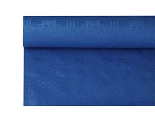 Nipter Tischdecke Papier, Tischtuch Blau Tischdeckenrolle 1,2m x 8m, Einwegtischtuch, zuschneidbar, 3 Rollen von Nipter