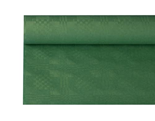 Nipter Tischdecke Papier, Tischtuch Dunkelgrün Tischdeckenrolle 1,2m x 8m, Einwegtischtuch, zuschneidbar, 12 Rollen von Nipter