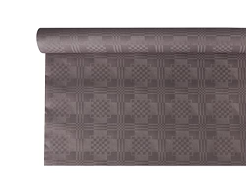 Nipter Tischdecke Papier, Tischtuch Grau Tischdeckenrolle 1,2m x 6m, Einwegtischtuch, zuschneidbar, 4 Rollen von Nipter