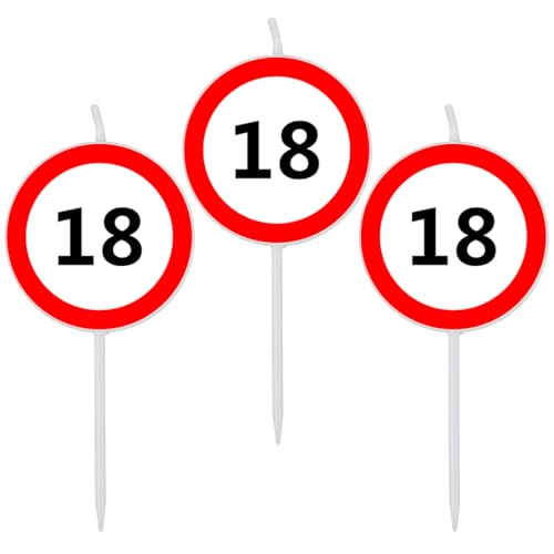 Geburtstagskerzen Zahlen 18,Kerzen Geburtstag für Tortendeko und Kuchendeko,18 Geburtstag Deko Kerzen Kinder,für Geburtstagsfeier,Hochzeiten,Firmenfeiern,Jubiläen von Nirecu