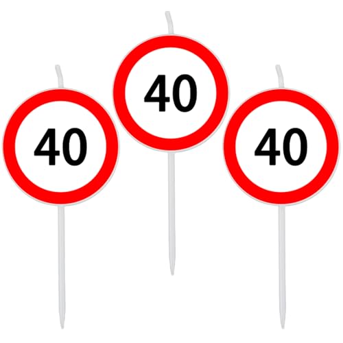 Geburtstagskerzen Zahlen 40,Kerzen Geburtstag für Tortendeko und Kuchendeko,40 Geburtstag Kerzen Deko für Geburtstagsfeier,Hochzeiten,Firmenfeiern,Jubiläen von Nirecu