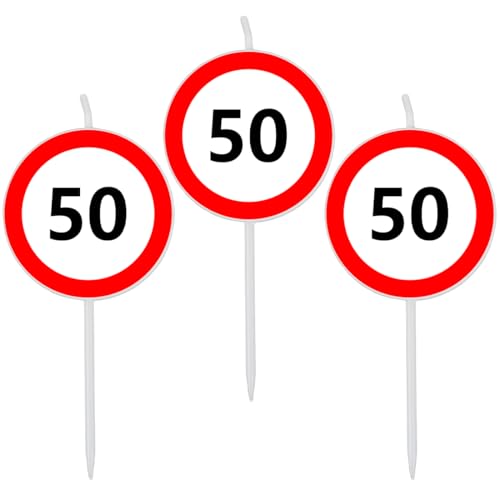 Geburtstagskerzen Zahlen 50,Kerzen Geburtstag für Tortendeko und Kuchendeko,50 Geburtstag Kerzen Deko für Geburtstagsfeier,Hochzeiten,Firmenfeiern,Jubiläen von Nirecu