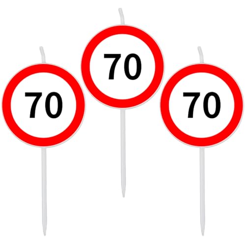 Geburtstagskerzen Zahlen 70,Kerzen Geburtstag für Tortendeko und Kuchendeko,70 Geburtstag Kerzen Deko für Geburtstagsfeier,Hochzeiten,Firmenfeiern,Jubiläen von Nirecu
