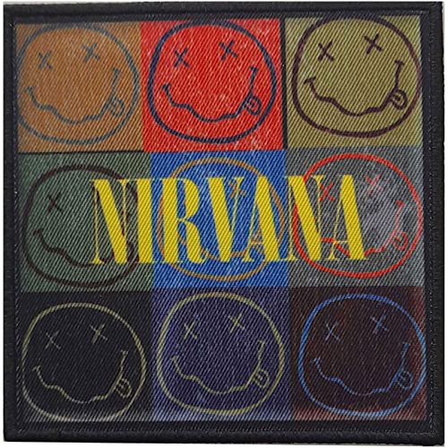 Nirvana - Aufnäher zum Aufbügeln, Quadratisch, Einheitsgröße, mehrfarbig Nirvana - Aufnäher zum Aufbügeln, Quadratisch, Einheitsgröße, mehrfarbig von Nirvana