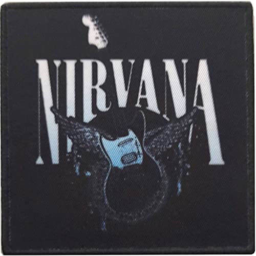 Nirvana Aufnäher zum Aufbügeln, Standard-Design, Jag-Stang Wings (Einheitsgröße), Schwarz, Schwarz , One size von Nirvana