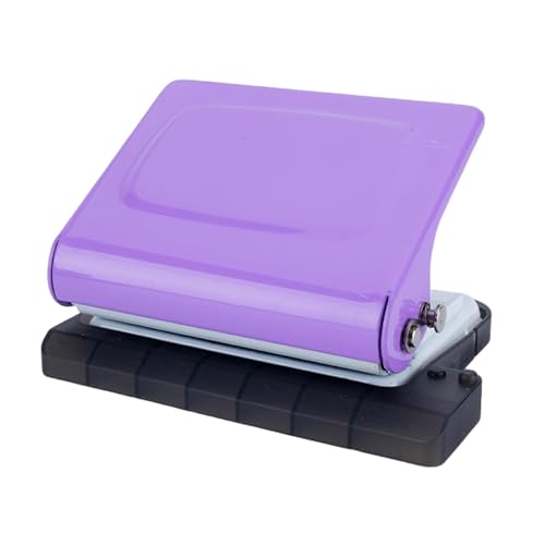 Nishiyuenyi 10 Loch Papierstanzer für Kreative Projekte, Handgehalten, Ideal für Büro Und Bastelarbeiten, violett von Nishiyuenyi