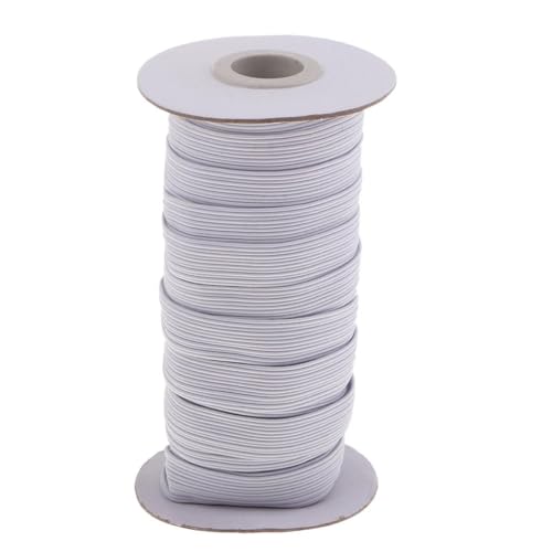 Nishiyuenyi 10 Meter Gummiband für Nähprojekte, 12mm Breite, Wäschegummi Und Hosengummi, Weiß Nishiyuenyi 10 Meter Gummiband für Nähprojekte, 12mm Breite, Wäschegummi Und Hosengummi, Weiß von Nishiyuenyi