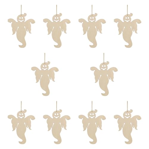 Nishiyuenyi 10Pcs Halloween Blank Ausschnitte Scheiben Halloween Holz Scheiben Vielseitig Projekte Nishiyuenyi 10Pcs Halloween Blank Ausschnitte Scheiben Halloween Holz Scheiben Vielseitig Projekte von Nishiyuenyi