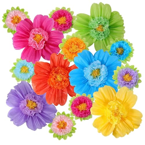 Nishiyuenyi 12x Seidenpapier Blumen Party Hintergrund für Wohnzimmer Büro Hochzeit Nishiyuenyi 12x Seidenpapier Blumen Party Hintergrund für Wohnzimmer Büro Hochzeit von Nishiyuenyi