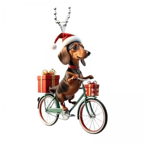 Nishiyuenyi 2 X Weihnachtsbaum Hunde Dekoration, Weihnachtsornament, Niedlicher Tragbarer Auto Innenraum Anhänger, Hängedekoration für, Festliches Partyzubeh Nishiyuenyi 2 X Weihnachtsbaum Hunde Dekoration, Weihnachtsornament, Niedlicher Tragbarer Auto Innenraum Anhänger, Hängedekoration für, Festliches Partyzubeh von Nishiyuenyi