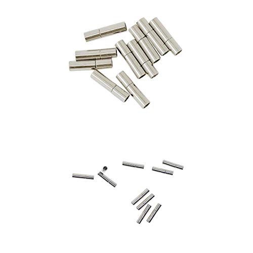 Nishiyuenyi 20 Sets 2mm 3mm Bajonett Druckverschlüsse Schnur Enden Schmuck DIY Nishiyuenyi 20 Sets 2mm 3mm Bajonett Druckverschlüsse Schnur Enden Schmuck DIY von Nishiyuenyi
