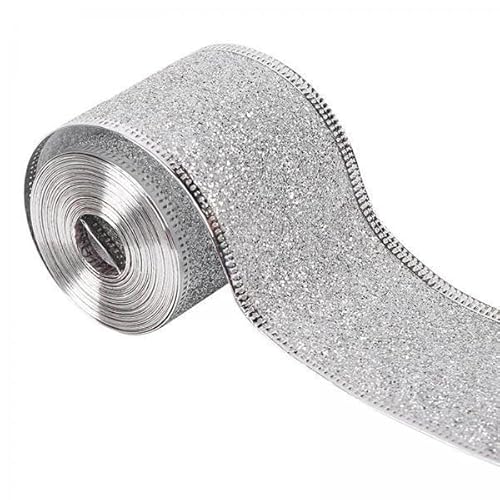 Nishiyuenyi 2X 2 Zoll X 90 Yards Weihnachten Draht Rand Band Flexible DIY Weihnachten Dekoration Elegante für Geschenk Wrap Nishiyuenyi 2X 2 Zoll X 90 Yards Weihnachten Draht Rand Band Flexible DIY Weihnachten Dekoration Elegante für Geschenk Wrap von Nishiyuenyi