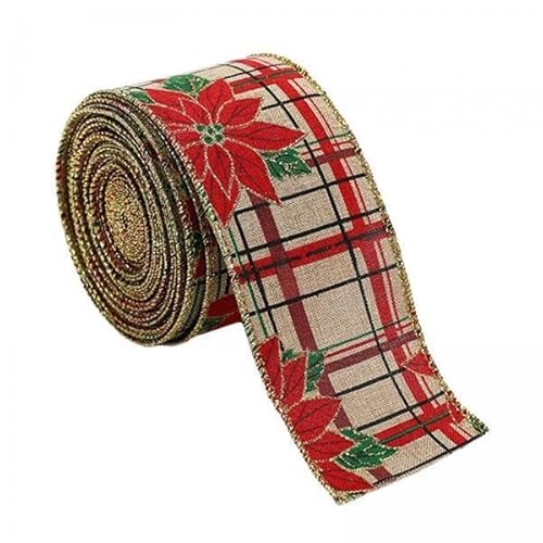 Nishiyuenyi 2X Bastelband für Weihnachten, Geschenkverpackung, DIY für Feiern Und Anlässe Nishiyuenyi 2X Bastelband für Weihnachten, Geschenkverpackung, DIY für Feiern Und Anlässe von Nishiyuenyi