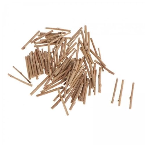 Nishiyuenyi 2x 100 Stück Holzstäbe für Kreative Projekte, DIY Und Dekoration von Nishiyuenyi