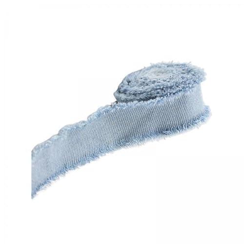 Nishiyuenyi 2x Jeansband für Haarschleifen, Nähband für Kreative Projekte, Zubehör für Tischläufer Und Stirnbänder Nishiyuenyi 2x Jeansband für Haarschleifen, Nähband für Kreative Projekte, Zubehör für Tischläufer Und Stirnbänder von Nishiyuenyi