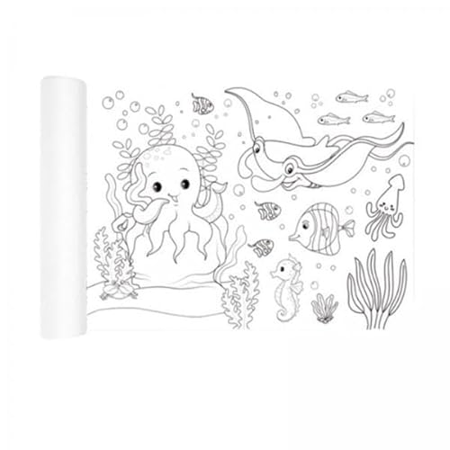 Nishiyuenyi 2x Malpapierrolle, Zeichenrolle für Kinder, Lernspielzeug, Zeichnen, DIY Malen, Malpapier für Kinder Nishiyuenyi 2x Malpapierrolle, Zeichenrolle für Kinder, Lernspielzeug, Zeichnen, DIY Malen, Malpapier für Kinder von Nishiyuenyi
