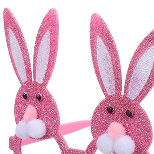 Nishiyuenyi 2x Ostern Gläser Cartoon Bunny Geformt Foto Requisiten Ostern Brillen von Nishiyuenyi