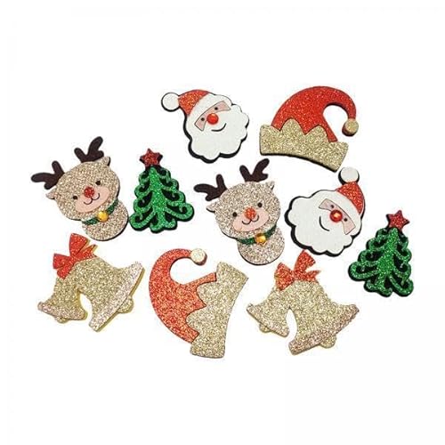 Nishiyuenyi 2x10pcs Weihnachtsflecken Hut Hut Nishiyuenyi 2x10pcs Weihnachtsflecken Hut Hut von Nishiyuenyi