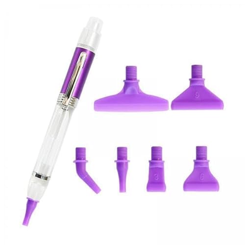 Nishiyuenyi 3X Diamant Malstift, Diamant Kunststift, 5D Diamant Malstift Werkzeug, Bohrstift für Nagelkunst, Kreuzstich Dekoration von Nishiyuenyi