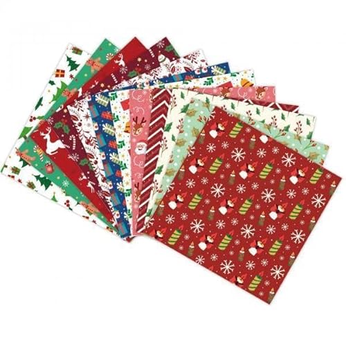 Nishiyuenyi 3x 12 Stück Weihnachten Geschenkpapier Einseitig Muster Papier Scrapbook Papier für Weihnachten Nishiyuenyi 3x 12 Stück Weihnachten Geschenkpapier Einseitig Muster Papier Scrapbook Papier für Weihnachten von Nishiyuenyi