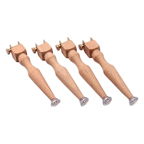 Nishiyuenyi 4 Stück Holz Stickrahmen Beine Erhöhung Ersatzbeine für Nähwerkzeug, Länge 14cm Nishiyuenyi 4 Stück Holz Stickrahmen Beine Erhöhung Ersatzbeine für Nähwerkzeug, Länge 14cm von Nishiyuenyi