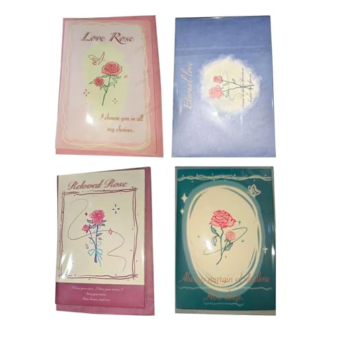 Nishiyuenyi 4 X 3D Grußkarten mit Rosen Blumen Design, Romantisches Geschenk, Inklusive Umschlag, Blumenkarten für Valentinstag, Hochzeit, Frauen, Mutter, Ehefrau Nishiyuenyi 4 X 3D Grußkarten mit Rosen Blumen Design, Romantisches Geschenk, Inklusive Umschlag, Blumenkarten für Valentinstag, Hochzeit, Frauen, Mutter, Ehefrau von Nishiyuenyi