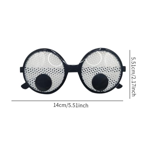 Nishiyuenyi 4 X Halloween Brillen, Niedliche, Amüsante Wackelaugen Brillen für Bühnenauftritte Nishiyuenyi 4 X Halloween Brillen, Niedliche, Amüsante Wackelaugen Brillen für Bühnenauftritte von Nishiyuenyi