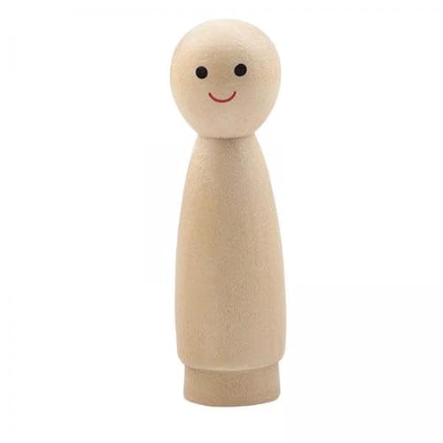 Nishiyuenyi 4 X Unvollendete Holzpuppen Zum Aufhängen, Kunstwerk, Ornament, Basteln, Blanke Holzfiguren Zum Bemalen, für Heimdekorationen, Café, Geschenk, Hochzei Nishiyuenyi 4 X Unvollendete Holzpuppen Zum Aufhängen, Kunstwerk, Ornament, Basteln, Blanke Holzfiguren Zum Bemalen, für Heimdekorationen, Café, Geschenk, Hochzei von Nishiyuenyi