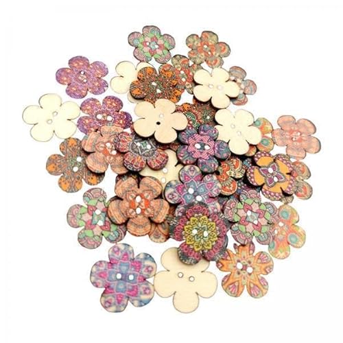 Nishiyuenyi 4x 100pcs Gemischte Zufällige Blumenmalerei Aus Holz Retro Knöpfe Sortiert Nishiyuenyi 4x 100pcs Gemischte Zufällige Blumenmalerei Aus Holz Retro Knöpfe Sortiert von Nishiyuenyi