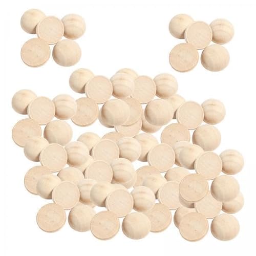 Nishiyuenyi 4x100pcs Mini Halbe Hölzerne Perlen, Unvollendete Hölzerne Splitbälle für Handwerksfarbe, Halbe Kugel Ornamente für DIY Handwerk Nishiyuenyi 4x100pcs Mini Halbe Hölzerne Perlen, Unvollendete Hölzerne Splitbälle für Handwerksfarbe, Halbe Kugel Ornamente für DIY Handwerk von Nishiyuenyi
