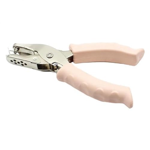 Nishiyuenyi 4xhole Papierstempel Perforator Metall Hand Gehalten Papier Puncher Hellrosa 3mm von Nishiyuenyi