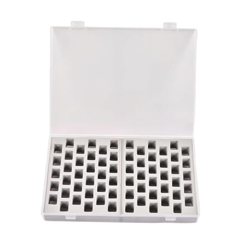Nishiyuenyi 66 Grids Bobbin Box Spule Halter Tragbare Staubdicht Container Hause Nähen von Nishiyuenyi
