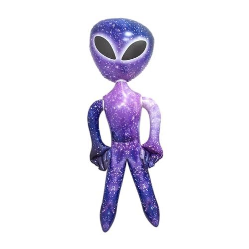 Nishiyuenyi Alien Luftspielzeug für Den Garten, Halloween Dekoration, Aufblasbare Ballons für Feste, Sternenhimmel 160cm von Nishiyuenyi