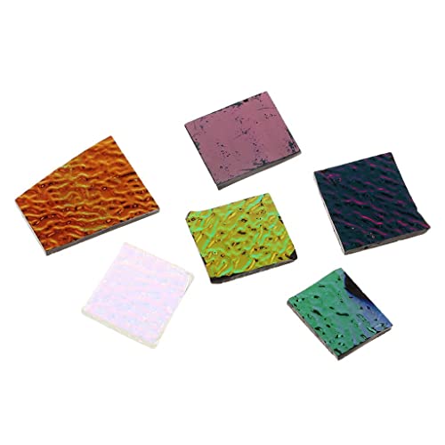 Nishiyuenyi Dichroic Glass Scraps Coe 90 Schmelzbares Glas für DIY Schmuckherstellung von Nishiyuenyi