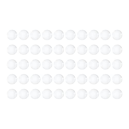 Nishiyuenyi Glas Cabochons, Kuppel Fliesen, Flache Rückseite, Cabochons für Schmuckprojekte, 10mm 50St von Nishiyuenyi