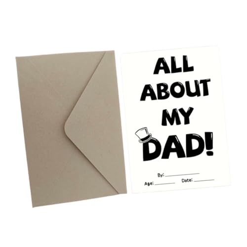 Nishiyuenyi Happy Father's Day Karte Lustiges Bedeutungsvolles Dankeschön Geschenk für Ihn Papa von Nishiyuenyi