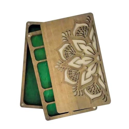 Nishiyuenyi Holz Perlensortierschale, Organizer Box für Perlen Und Schmuckherstellung, 17.8cmx10.3cmx2.5cm von Nishiyuenyi