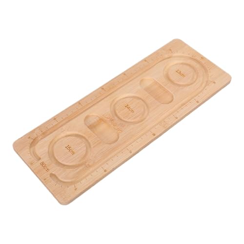 Nishiyuenyi Holzperlen-Display, Tablett zur Anordnung von Halsketten und Armbändern, 13 cm 14 cm 15 cm 80 von Nishiyuenyi