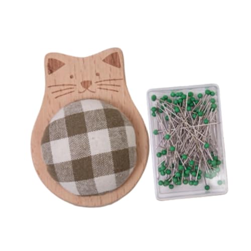 Nishiyuenyi Kissen mit 100 Holzsockel Nähzubehör für Quilten, Set A Nishiyuenyi Kissen mit 100 Holzsockel Nähzubehör für Quilten, Set A von Nishiyuenyi