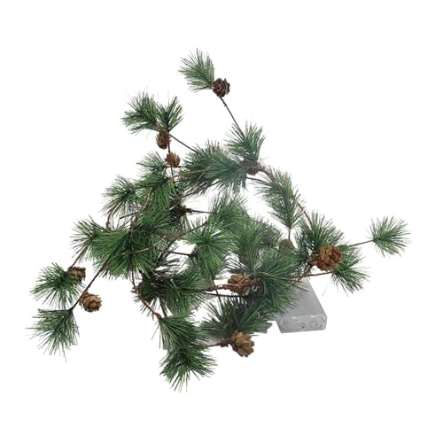 Nishiyuenyi Lichtergirlande für Weihnachten, Dekoration für Fenster Und Kamin, 2 M, Tannenzapfen Nishiyuenyi Lichtergirlande für Weihnachten, Dekoration für Fenster Und Kamin, 2 M, Tannenzapfen von Nishiyuenyi