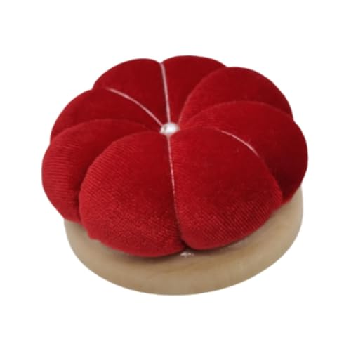 Nishiyuenyi Nähkissen Tragbare Kürbisform Pincushion, Groß Rot von Nishiyuenyi