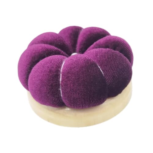 Nishiyuenyi Nähkissen Tragbare Kürbisform Pincushion, Lila von Nishiyuenyi