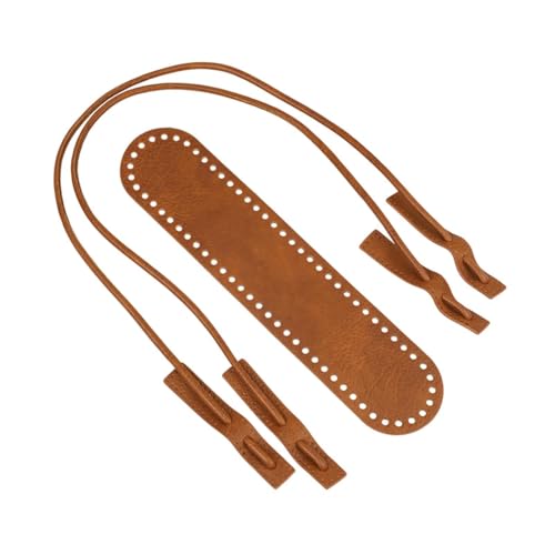 Nishiyuenyi PU -Taschen Strick -Set Einsatzkissenbasis für Handwerksprojekt Handtasche, Braun Nishiyuenyi PU -Taschen Strick -Set Einsatzkissenbasis für Handwerksprojekt Handtasche, Braun von Nishiyuenyi