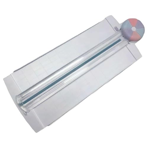 Nishiyuenyi Papierschneider Basteltrimmer Falzbrett Papierschneidehilfe mit Vielen Schnittarten Aus Stabilem Material für Scrapbooking Geschenkverpackung Papierge, Mehrfarbig von Nishiyuenyi