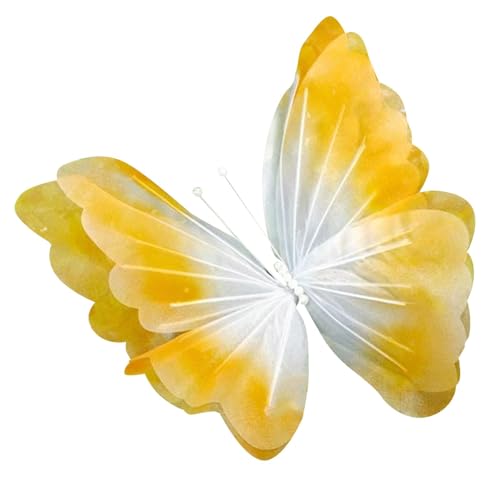Nishiyuenyi Schmetterling Dekoration Als Großer Falter Und Hängeschmuck für Hochzeiten Eine Elegante Schaufensterdekoration Aus Netzstoff für Den Gang Zur Trauung, Champagner-Farbverlauf Nishiyuenyi Schmetterling Dekoration Als Großer Falter Und Hängeschmuck für Hochzeiten Eine Elegante Schaufensterdekoration Aus Netzstoff für Den Gang Zur Trauung, Champagner-Farbverlauf von Nishiyuenyi