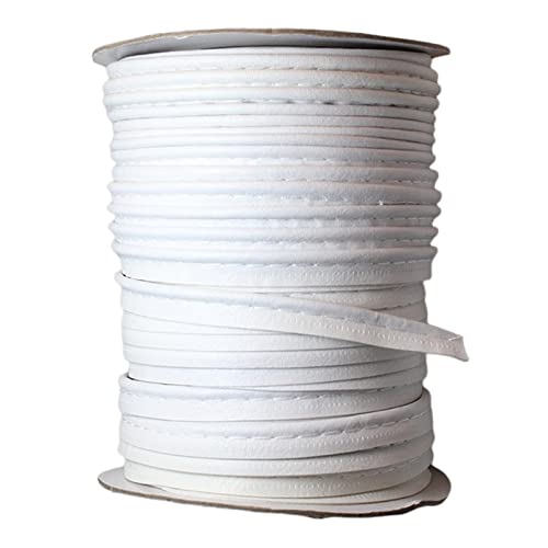 Nishiyuenyi Schrägband Aus Kunstleder, Zum Einfassen von Paspeln für Kleidungsstücke, Beige Nishiyuenyi Schrägband Aus Kunstleder, Zum Einfassen von Paspeln für Kleidungsstücke, Beige von Nishiyuenyi