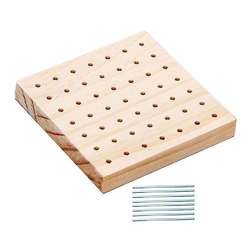 Nishiyuenyi Spannbrett Häkelbrett Strickbrett Lochbrett Holzbrett Aus Holz Gefertigt mit 8 Edelstahlstiften für Präzise Ergebnisse für Handarbeitsliebhaber Anfän, 10 cm x 10 cm Nishiyuenyi Spannbrett Häkelbrett Strickbrett Lochbrett Holzbrett Aus Holz Gefertigt mit 8 Edelstahlstiften für Präzise Ergebnisse für Handarbeitsliebhaber Anfän, 10 cm x 10 cm von Nishiyuenyi