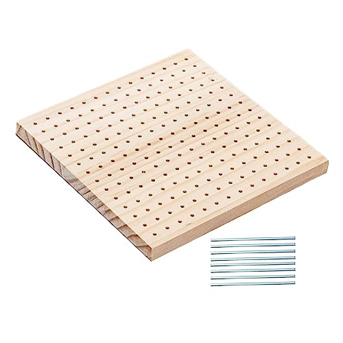 Nishiyuenyi Spannbrett Häkelbrett Strickbrett Lochbrett Holzbrett Aus Holz Gefertigt mit 8 Edelstahlstiften für Präzise Ergebnisse für Handarbeitsliebhaber Anfän, 20 cm x 20 cm Nishiyuenyi Spannbrett Häkelbrett Strickbrett Lochbrett Holzbrett Aus Holz Gefertigt mit 8 Edelstahlstiften für Präzise Ergebnisse für Handarbeitsliebhaber Anfän, 20 cm x 20 cm von Nishiyuenyi